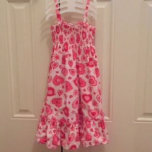 Hanna Andersson heart sundress size 110